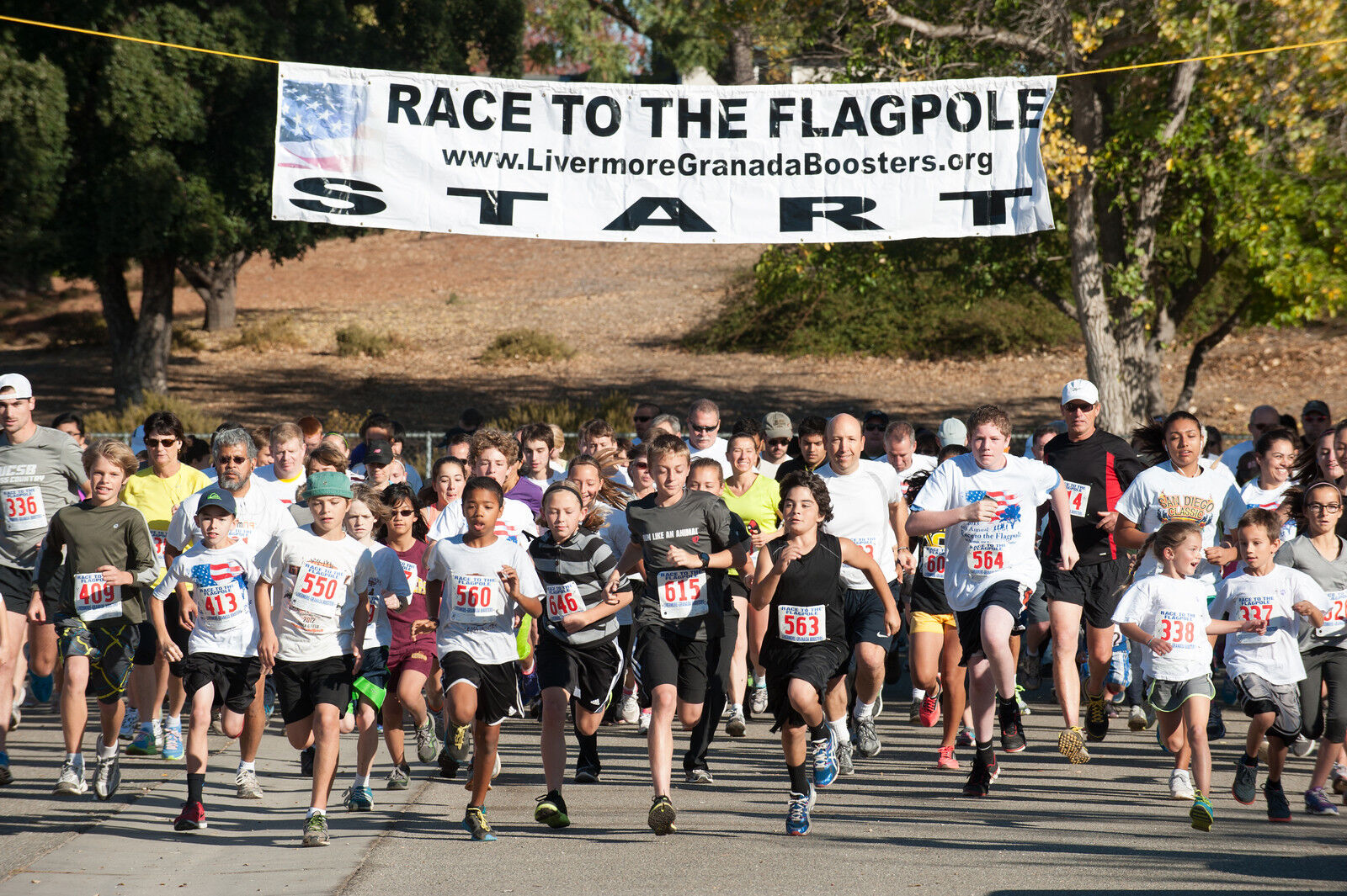 Livermore-Granada Boosters 'Race to the Flagpole'